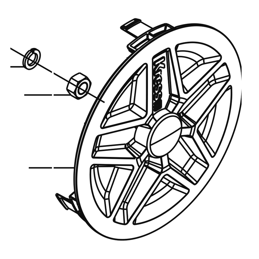 Kress Part # 59003706 : Wheel cover