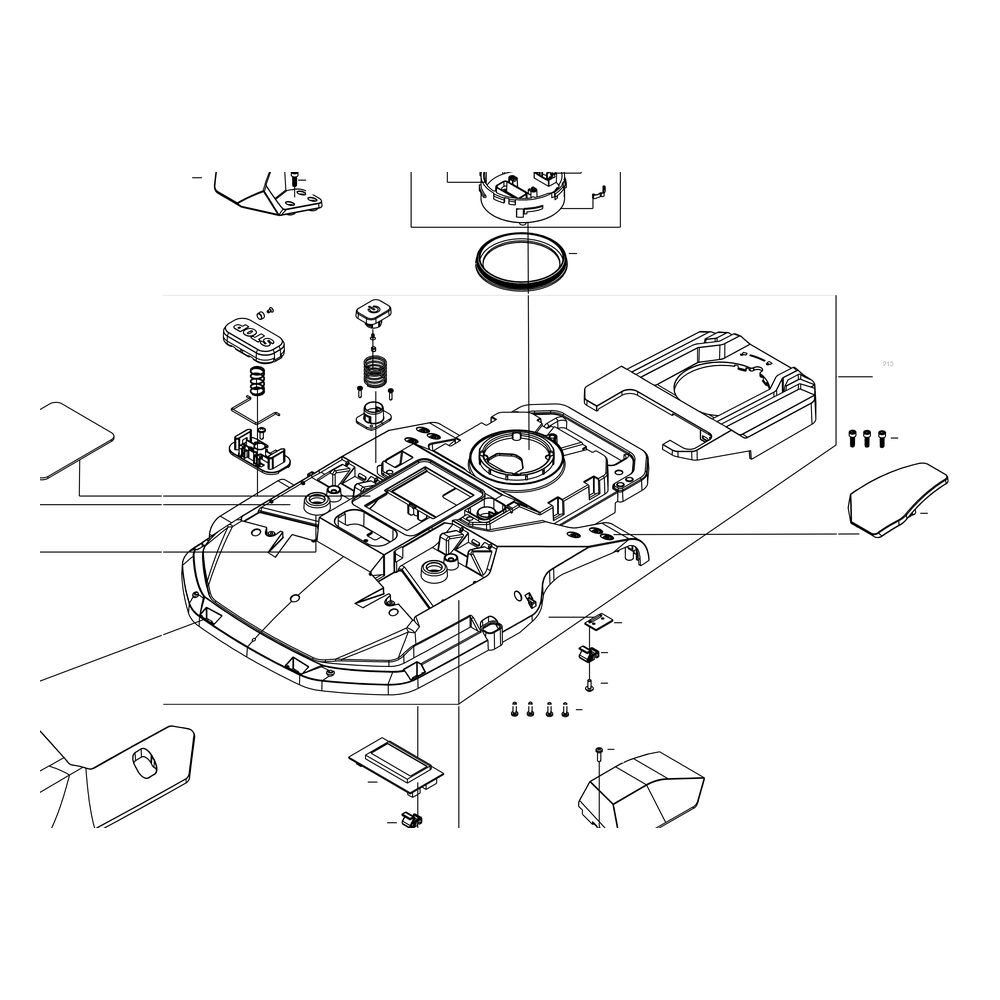 Kress Part # 59003742 : Top cover assembly