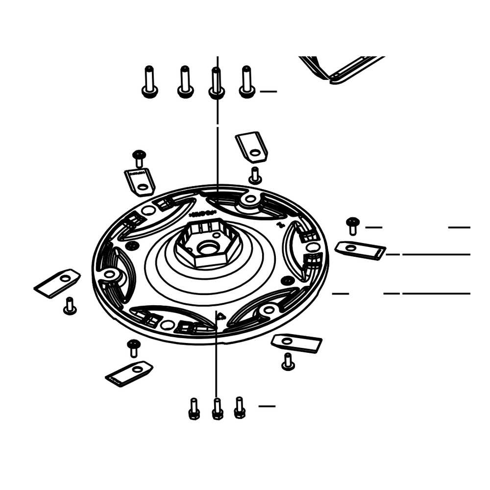Kress Part # 59003794 : Blade disc assembly
