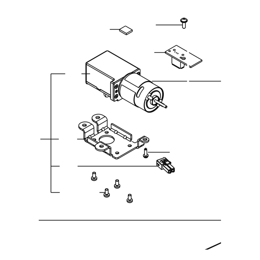 Kress Part # 59003886 : Height Adjustment Motor Assembly