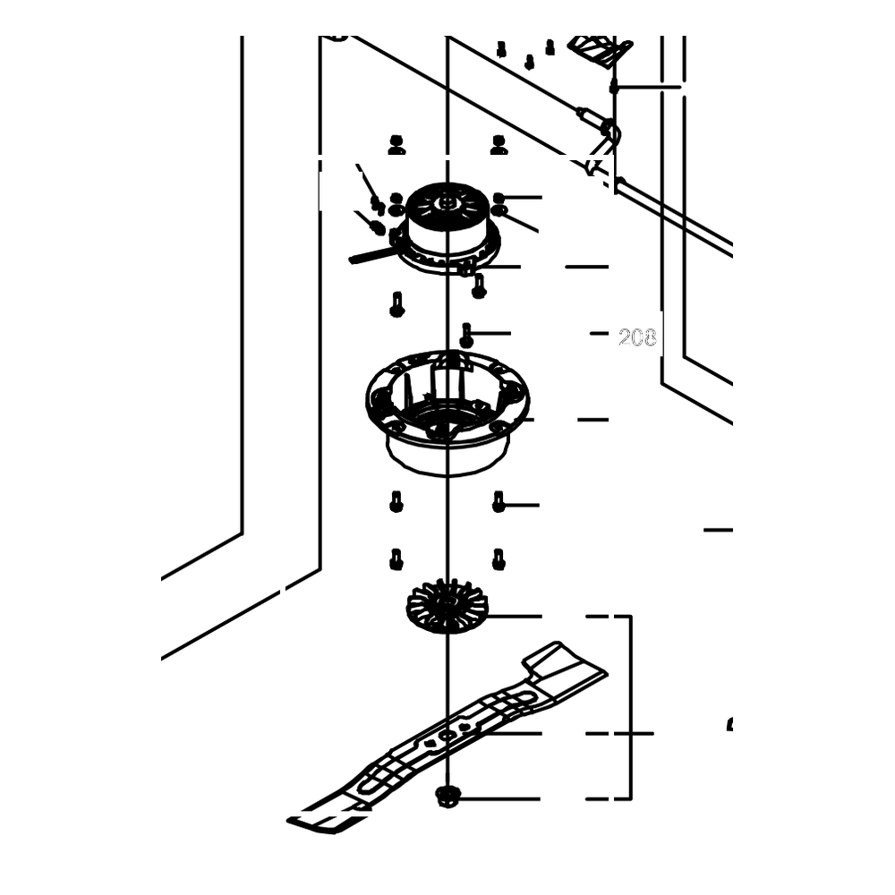 Kress Part # 59004097 : Motor bracket assembly