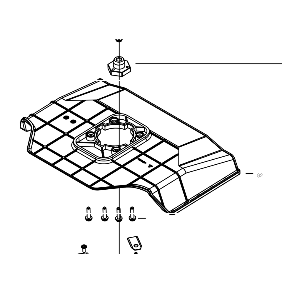 Kress Part # 59004124 : Blade Disc Protect Cover