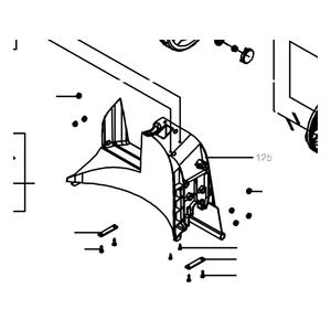 Kress Part # 59004184 : Rear cover+rear flap assembly