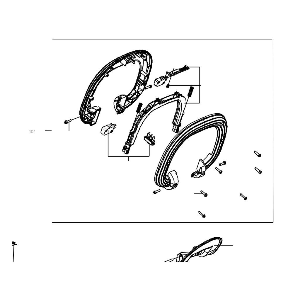 Kress Part # 59004357 : Front Handle Assembly