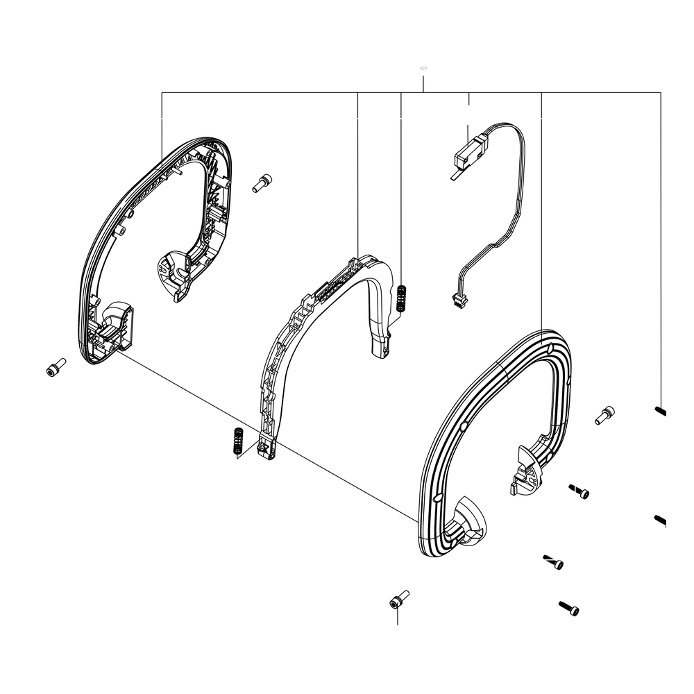 Kress Part # 59004498 : Front Handle Assembly