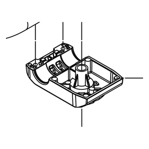 Kress Part # 59004547 : Down handlebar bracket