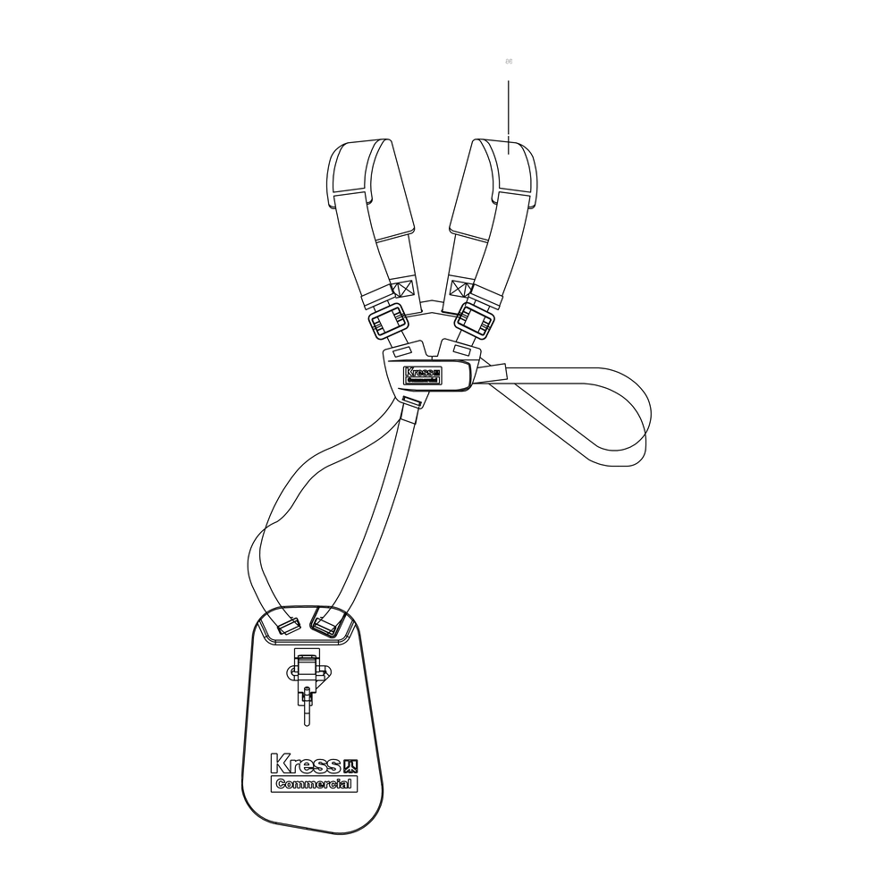 Kress Part # 59004561 : Strap set