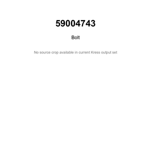 Kress Part # 59004743 : Bolt