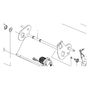 Kress Part # 59004751 : Rear Roller Shaft