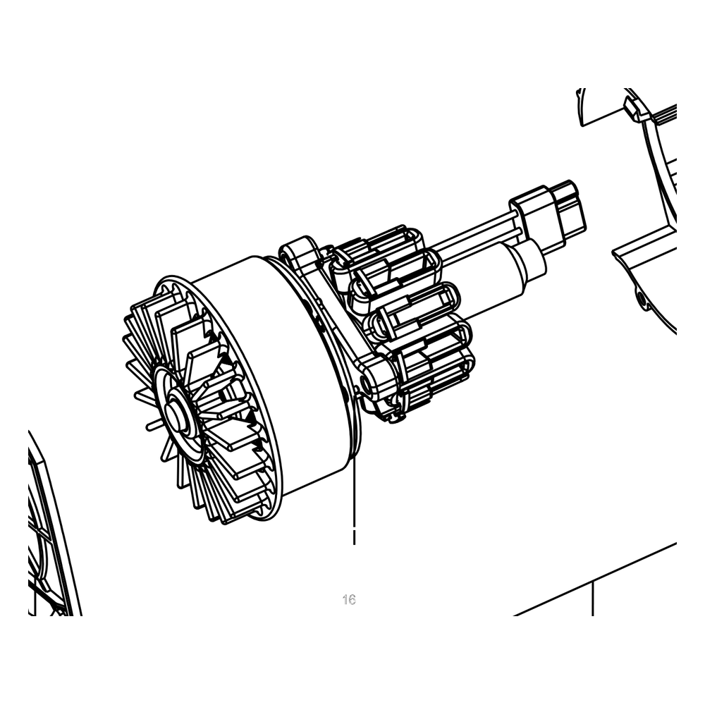 Kress Part # 59004832 : Motor+Connection Sleeve