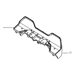 Kress Part # 59004853 : Rear Bump Protect Guard Plate