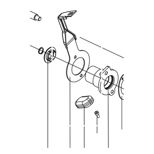 Kress Part # 59004911 : Rear Height Adjustment Handle Assembly