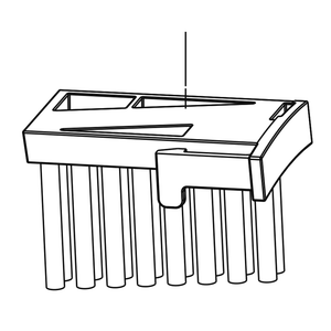 Kress Part # 59005109 : Right wheel brush