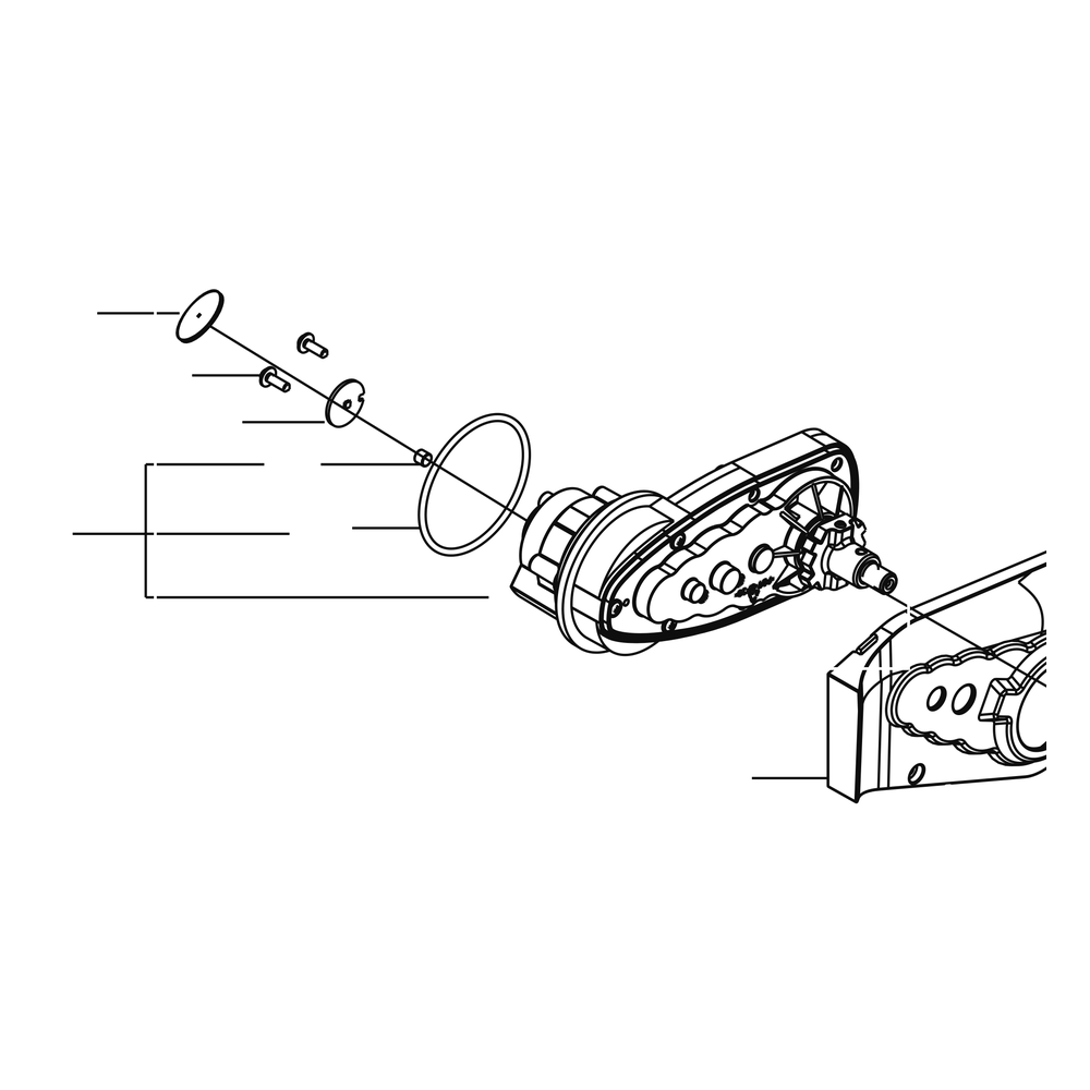 Kress Part # 59005206 : Gear case including motor