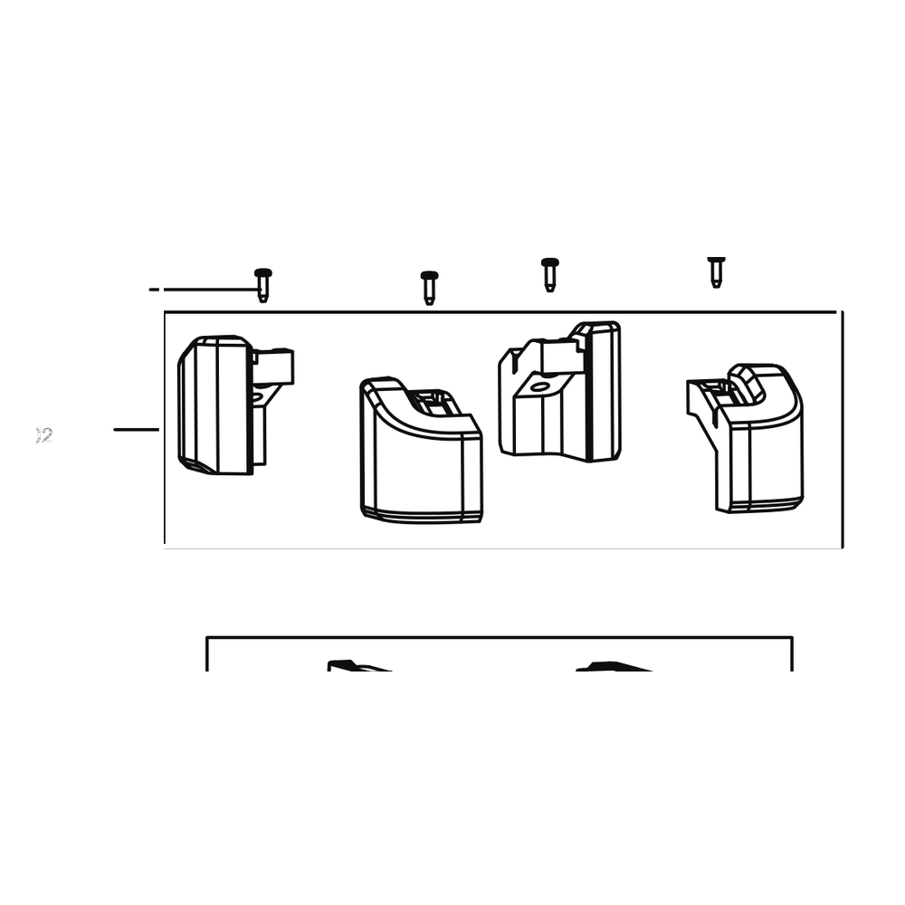Kress Part # 59005519 : Top Rubber Block Kit