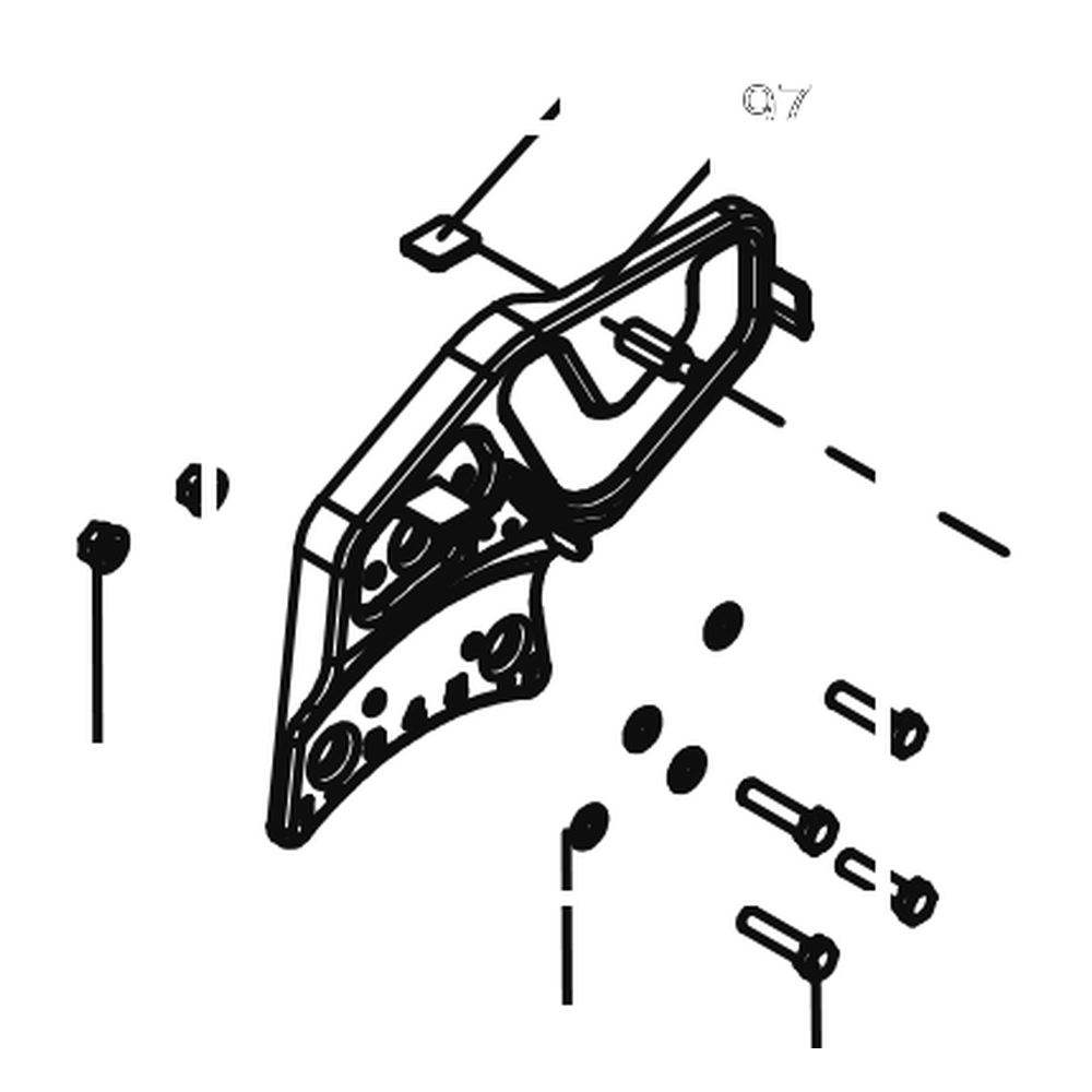 Kress Part # 59005758 : Left support plate