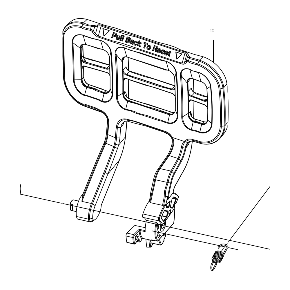 Kress Part # 59005804 : Front handle guard
