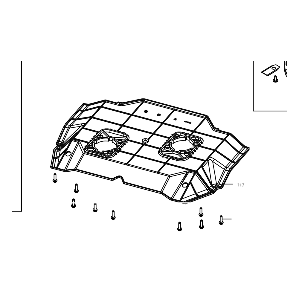 Kress Part # 59005954 : Blade Disc Protect Cover