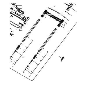Kress Part # 59006097 : Right aluminium tube assembly