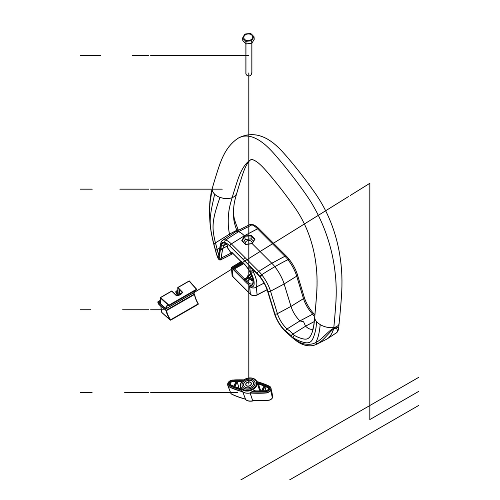 Kress Part # 59006289 : Auxiliary handle assembly