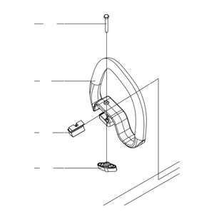 Kress Part # 59006289 : Auxiliary handle assembly