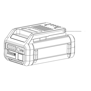 Kress Part # 59006405 : Battery pack(Li-ion,4Ah,60V) KAC800