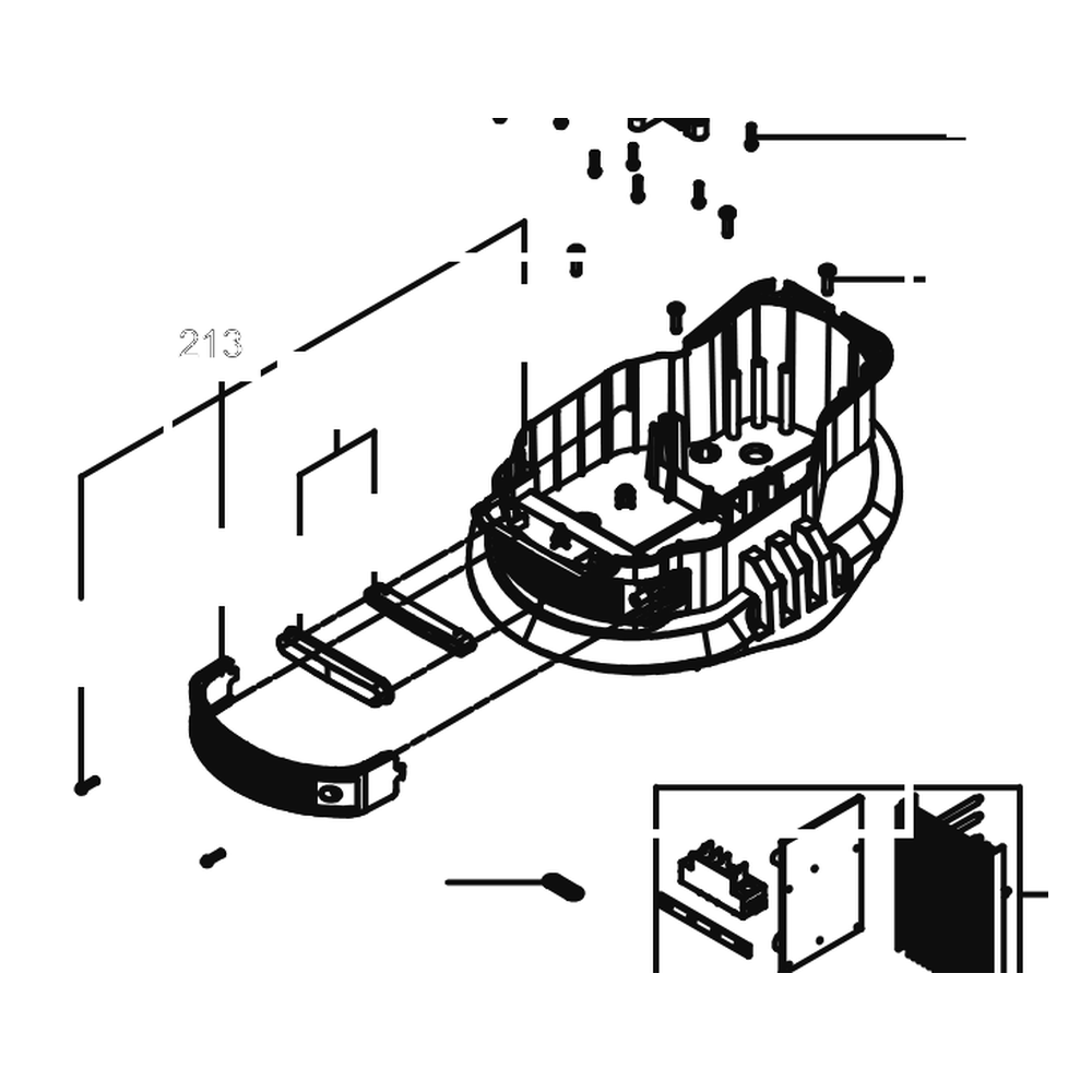 Kress Part # 59006436 : Support base assembly