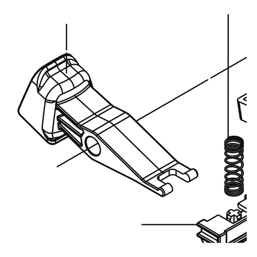 Kress Part # 59006596 : Locking latch trigger