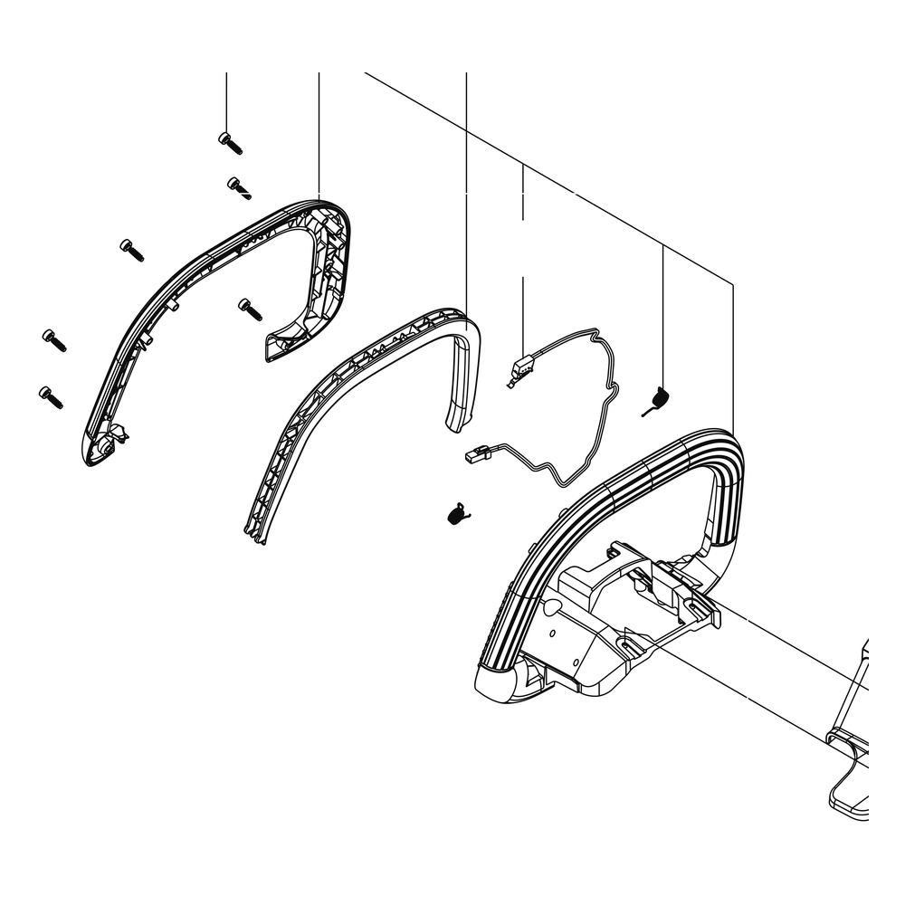 Kress Part # 59006612 : Front handle assembly