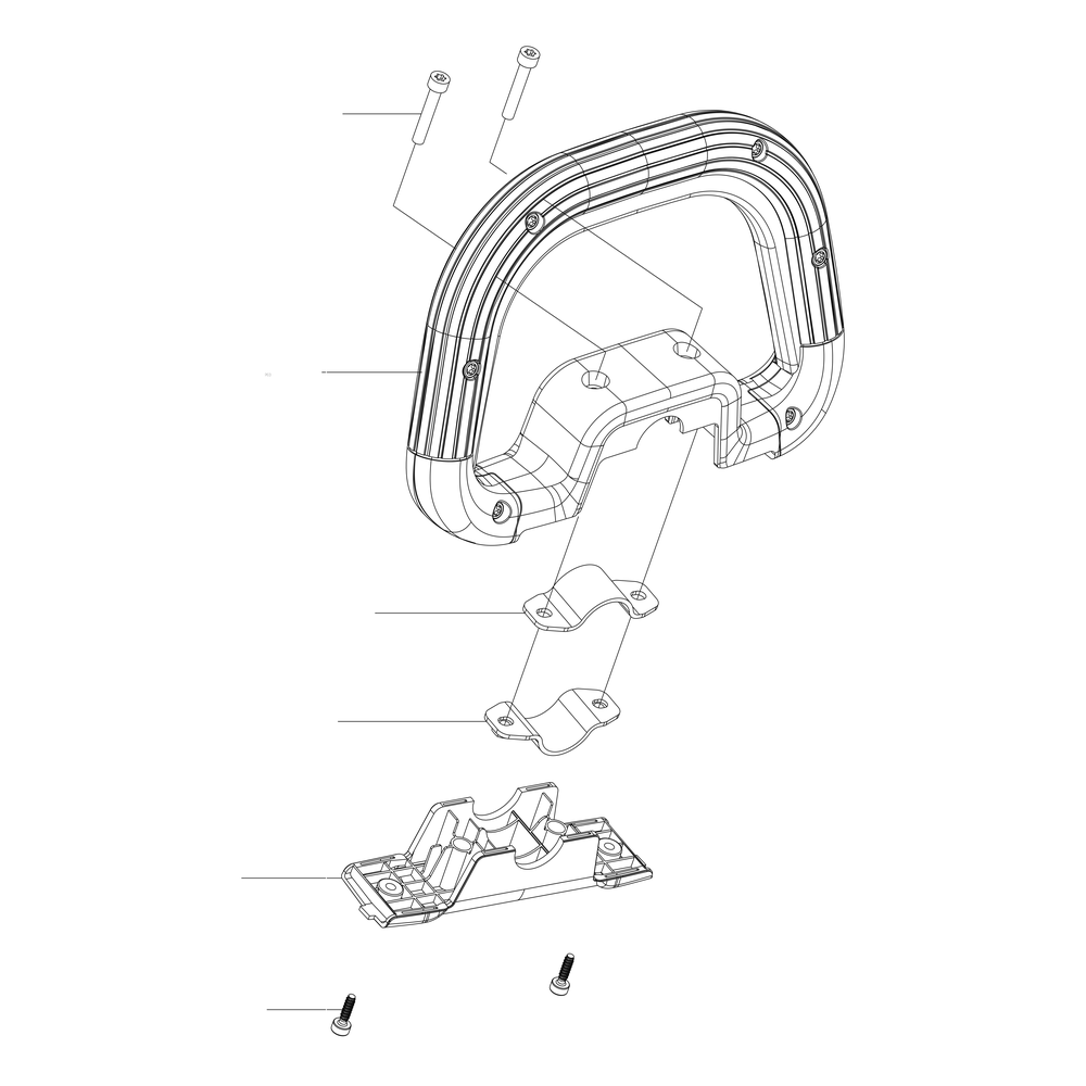 Kress Part # 59007041 : Front handle assembly