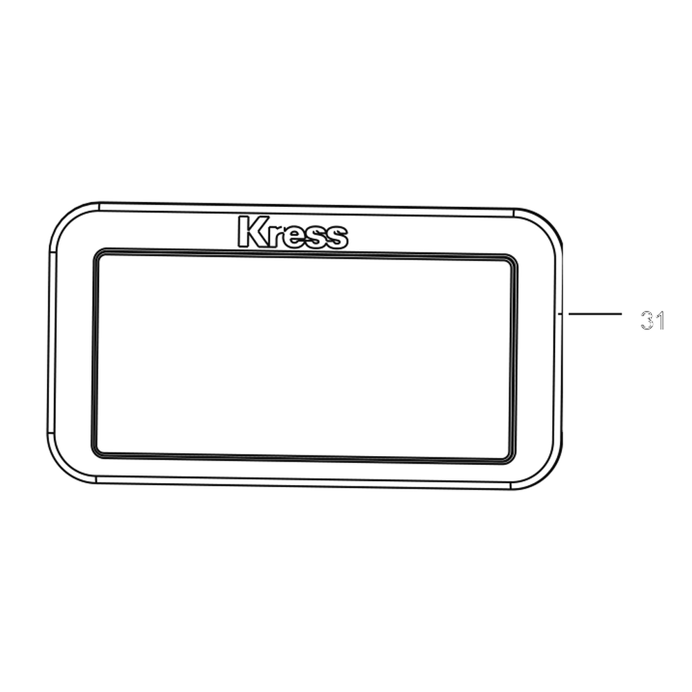 Kress Part # 59007079 : Screen protect panel