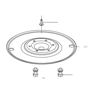 Kress Part # 59007085 : Plate for gliding disc