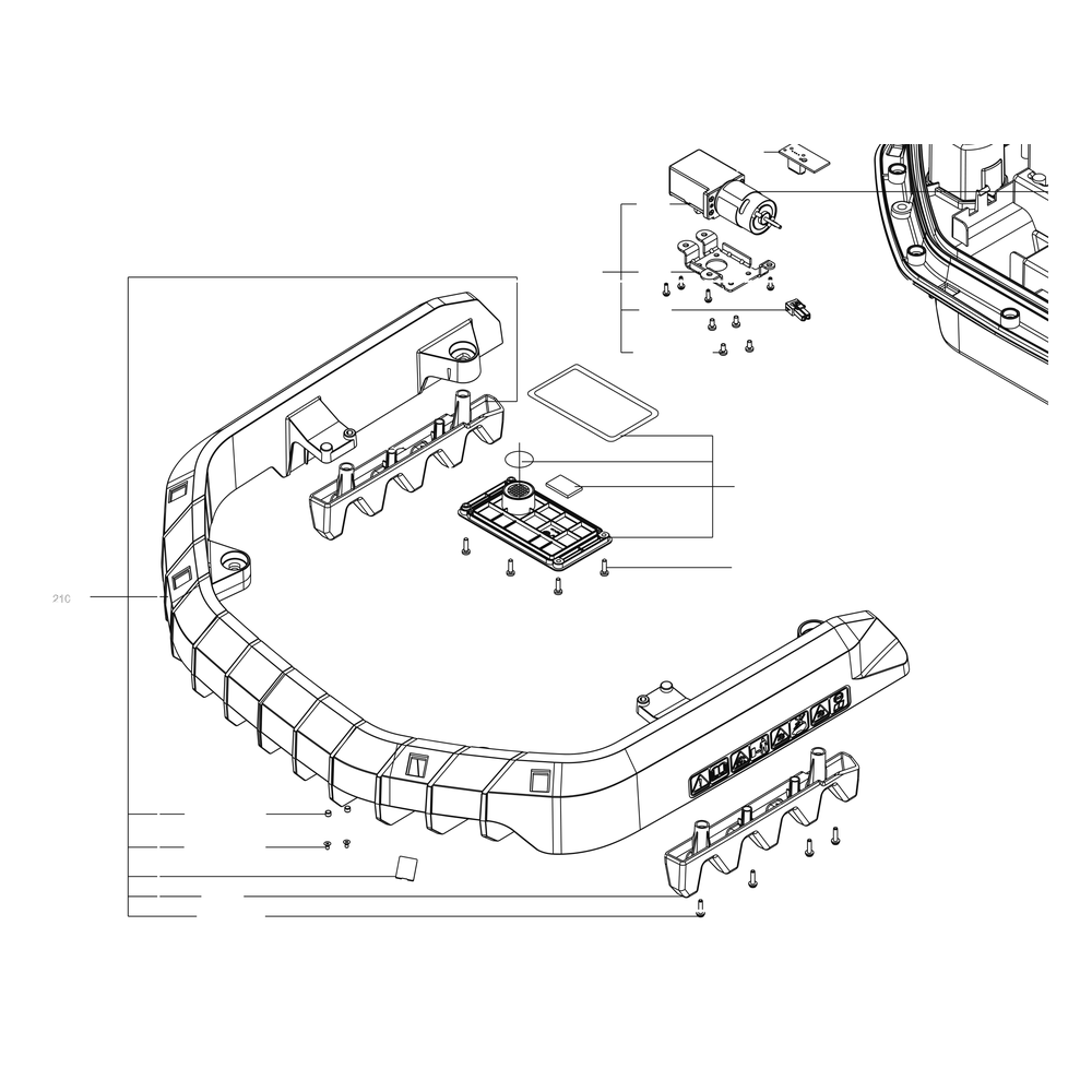 Kress Part # 59007143 : Front bump assembly