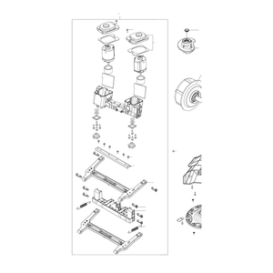 Kress Part # 59007145 : Cutting motor assembly