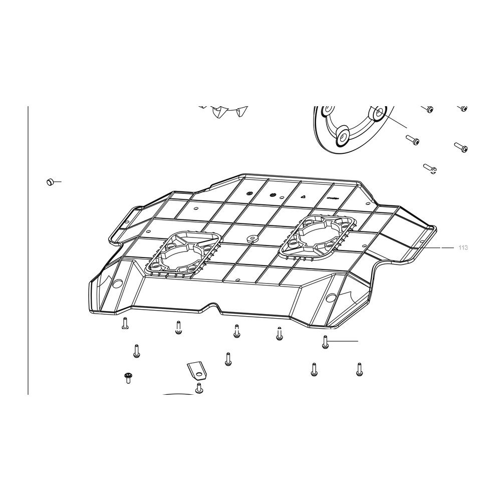 Kress Part # 59007152 : Blade disc protect cover
