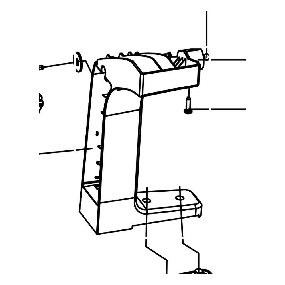 Kress Part # 59007166 : Right support base