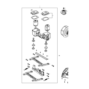 Kress Part # 59007170 : Cutting motor assembly
