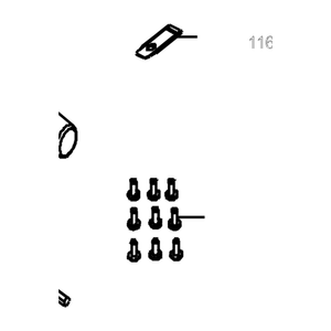 Kress Part # 59007194 : Blades(12pc) and screws(12pc)