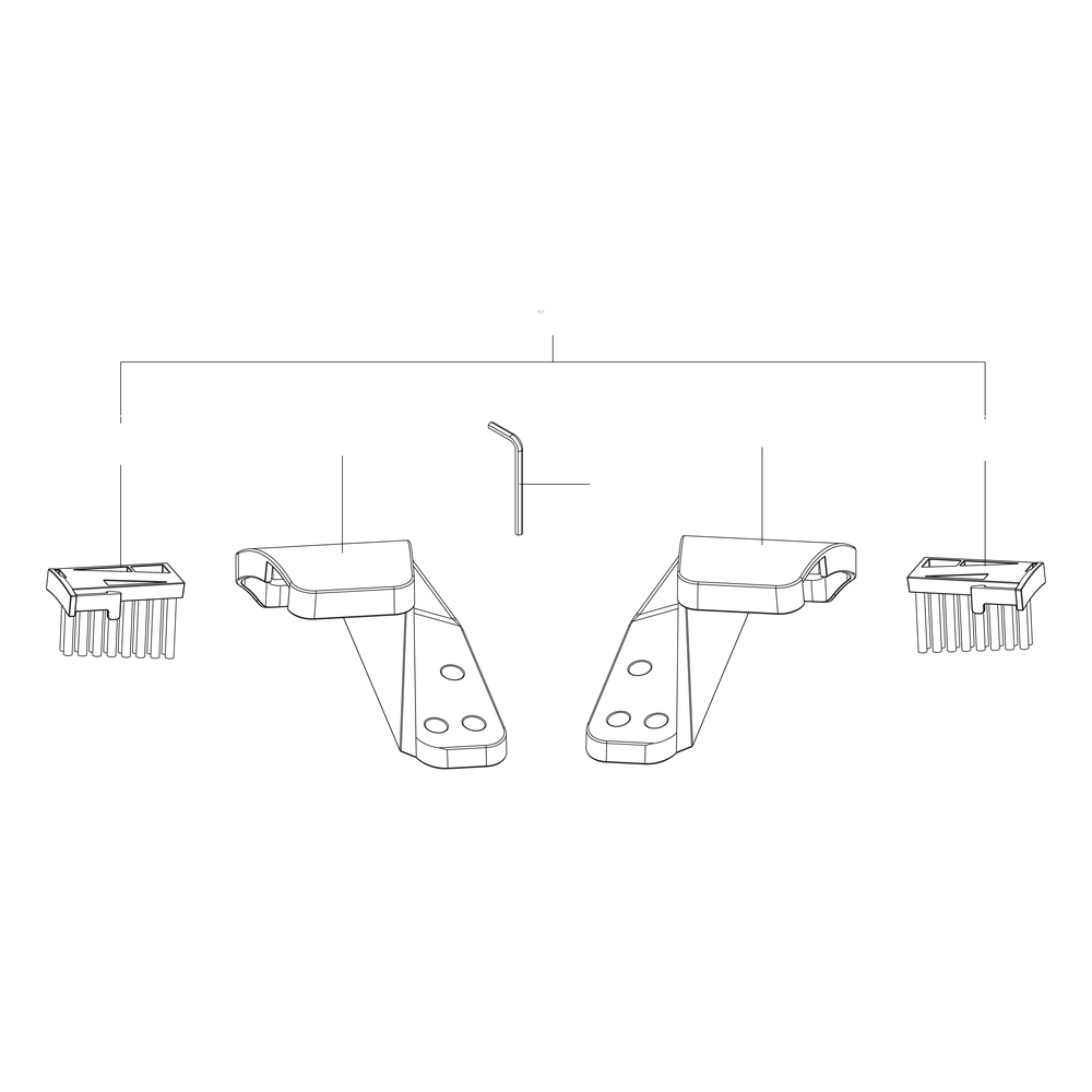 Kress Part # 59007199 : Wheel brush assembly