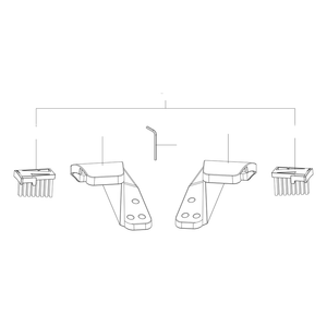 Kress Part # 59007199 : Wheel brush assembly