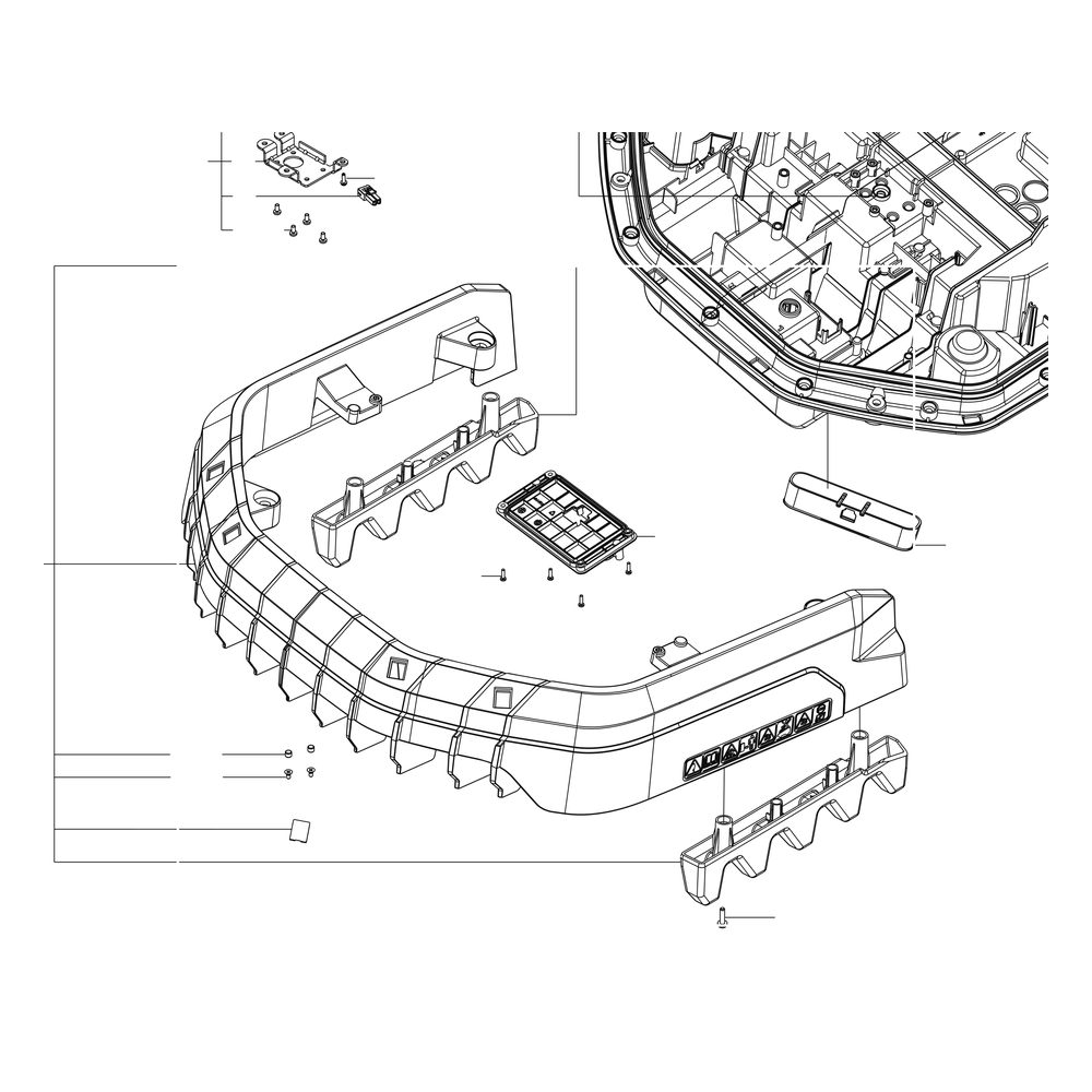 Kress Part # 59007300 : Front bump assembly