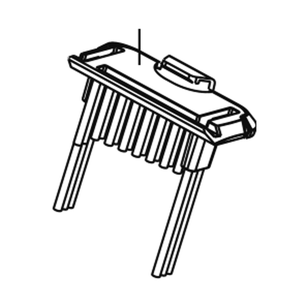 Kress Part # 59007322 : Wheel brush assembly