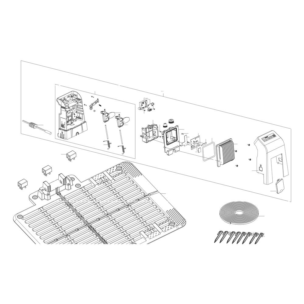 Kress Part # 59007512 : Charging station tower assembly