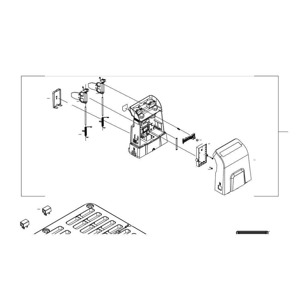 Kress Part # 59007531 : Charging station tower assembly