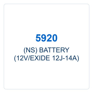 Walker Part # 5920 : (NS) BATTERY (12V/EXIDE 12J-14A)