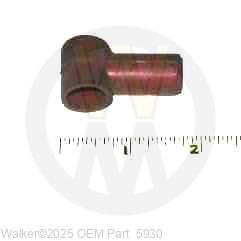 Walker Part # 5930 : (NR) RED INSLTR BOOT, POS. BATT. TERM.