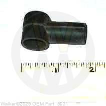 Walker Part # 5931 : (NR) BLACK INSLTR BOOT, NEG.  BATT. TERM.