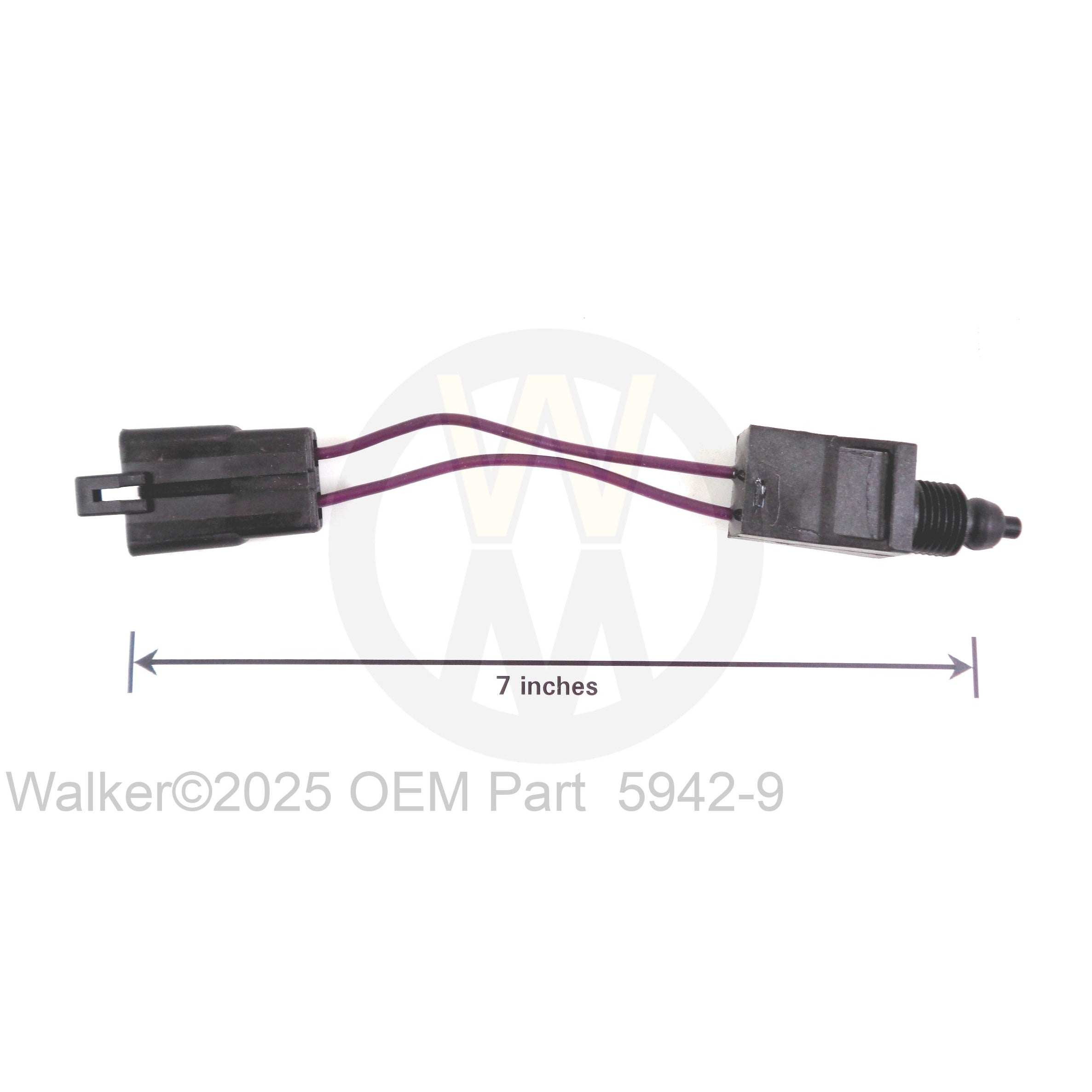 Walker Part # 5942-9 : (NR) Safety Switch (NO),Delta Threaded