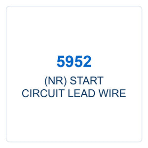 Walker Part # 5952 : (NR) START CIRCUIT LEAD WIRE