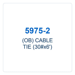 Walker Part # 5975-2 : (OB) CABLE TIE (30#x6')